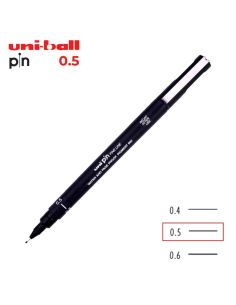 Rotulador uni pin calibrado pin05-200(s) negro