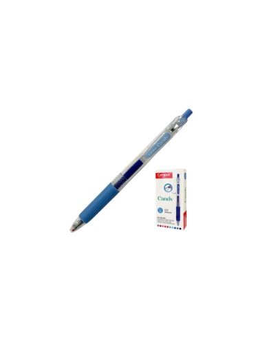 Bolígrafo Azul Claro Tinta Gel Campus Candy