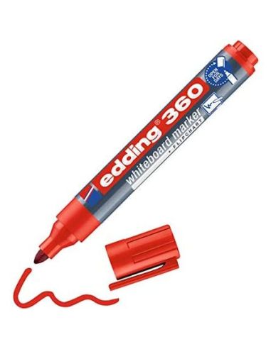 Marcador Pizarra Edding 360 Rojo