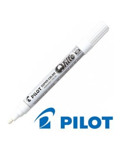 Rotulador Pilot Blanco Punta Media