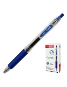 Bolígrafo Azul Tinta Gel Campus Candy