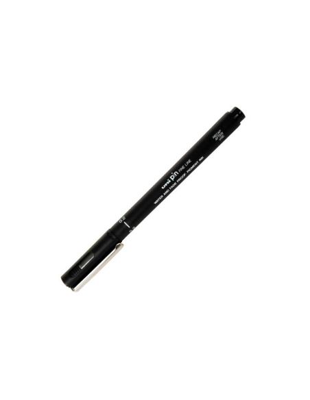 Rotulador uni pin calibrado pin02-200(s) negro