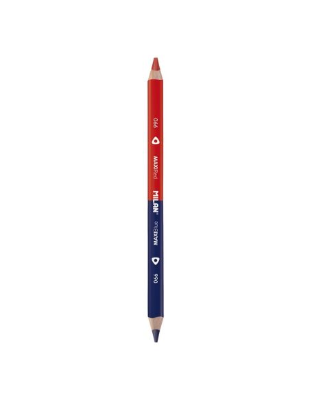 Lapiz Maxi Bicolor Azul Rojo Milan
