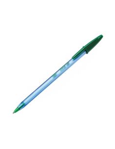 Boligrafo verde  bic cristal soft 1.2 mm