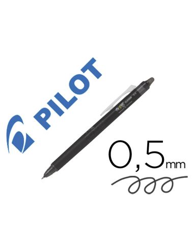 Boligrafo Negro Pilot Frixion Point 0,5Mm