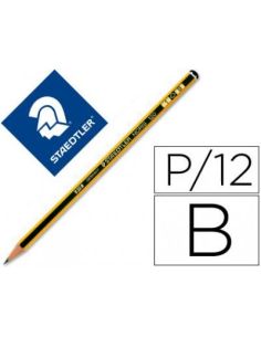 Lapices de grafito staedtler noris n.1 b unidad