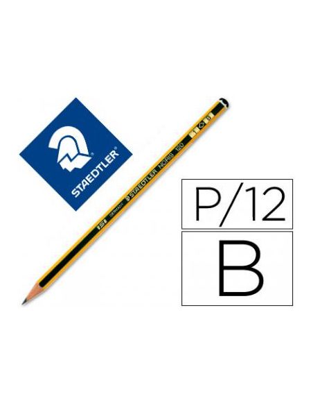 Lapices de grafito staedtler noris n.1 b unidad