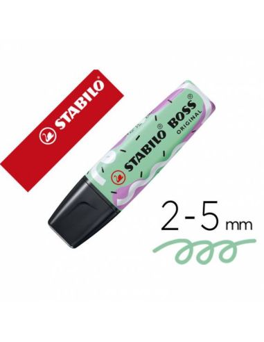 Rotulador Stabilo Boss Fluorescente Original Pastel By Ju Schnee Pizca De Menta