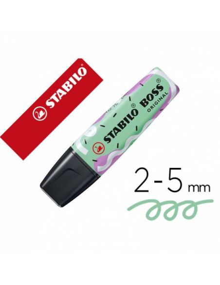 Rotulador Stabilo Boss Fluorescente Original Pastel By Ju Schnee Pizca De Menta