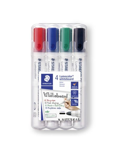 Rotulador Pizarra Staedtler 351 4 Colores Surtidos