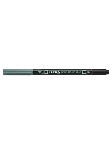 Rotulador Lyra Aqua Brush Duo Gris Medio