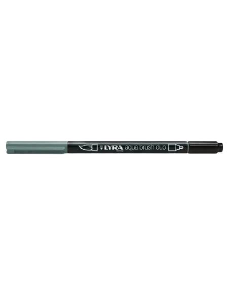Rotulador Lyra Aqua Brush Duo Gris Medio