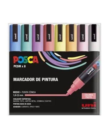 Estuche Pastel Marcador De Pintura 8Uds Posca