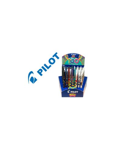 Expositor Pilot 100 Aniversario Edicion Limitada 48 Unidades Surtidas V5 + G-2