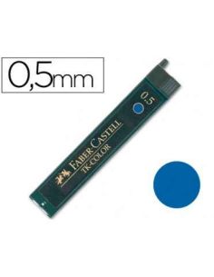 Minas Faber De Colores 9085 0,5 Mm Azul -Estuche De 12 Minas