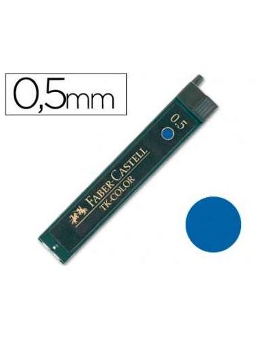Minas Faber De Colores 9085 0,5 Mm Azul -Estuche De 12 Minas