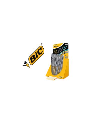 Rotulador Bic Marking Metalico Permanenete Oro/Plata Expositor De 24 Unidades Surtidas 168X125X149