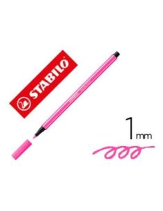 Rotulador Stabilo Acuarelable Pen 68 Rosa Neon 1 Mm