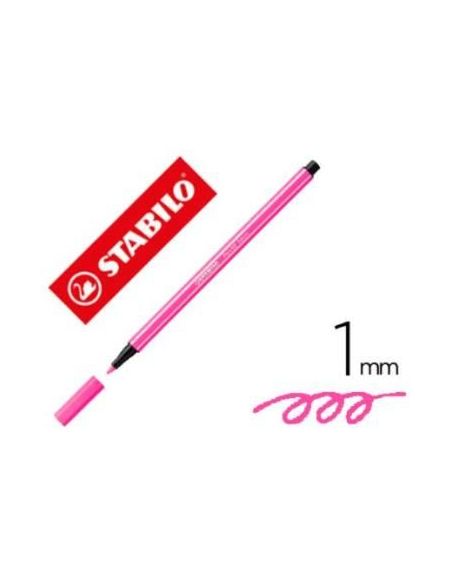 Rotulador Stabilo Acuarelable Pen 68 Rosa Neon 1 Mm