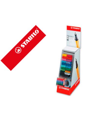Rotulador Stabilo Point 88 Punta De Fibra Punta Fina -Expositor De 236 Unidades 20 Colores Surtidos
