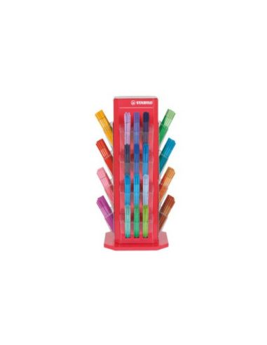 Rotulador Stabilo Point 88 / Acuarelable Pen 68 Expositor Giratorio De 480 Unidades Colores Surtidos