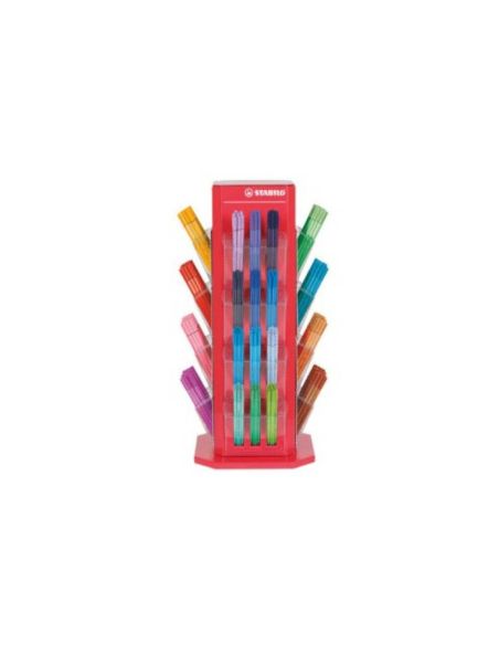 Rotulador Stabilo Point 88 / Acuarelable Pen 68 Expositor Giratorio De 480 Unidades Colores Surtidos
