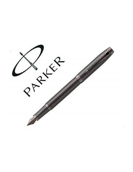 Pluma Parker Im Professionals Monochrome Bronce Plumin F En Estuche De Regalo