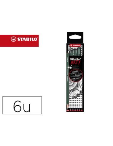 Lapices De Grafito Stabilo Othello Arty Line Estuche Carton De 6 Unidades Durezas Surtidas