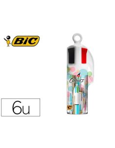 Set Bic Megatubo Pastel 2 Cristal Up + 1 Cuatro Colores Pastel + 2 Fluorescentes Grip Pastel + 1 Corrector Mini