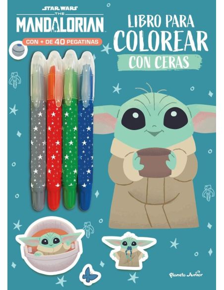 Star Wars - The Mandalorian - Libro Para Colorear Con Ceras