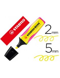 Rotulador Stabilo Boss Splash Grip Fluorescente 75/24 Amarillo