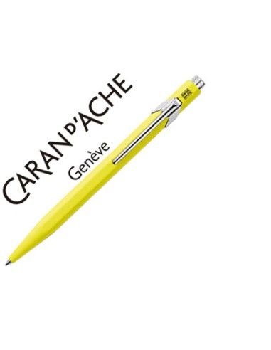 Boligrafo Caran D'Ache 849 Fluo Amarillo Punta Media