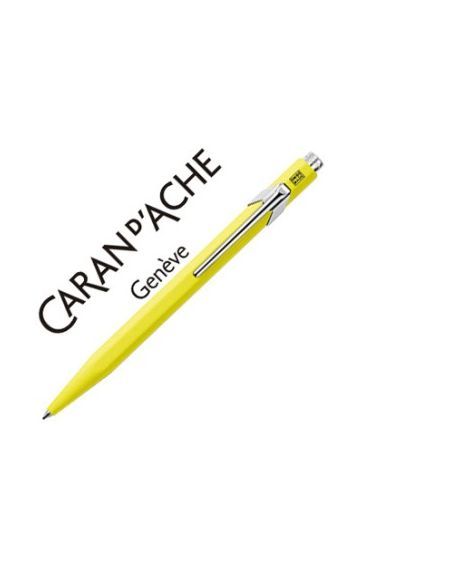 Boligrafo Caran D'Ache 849 Fluo Amarillo Punta Media