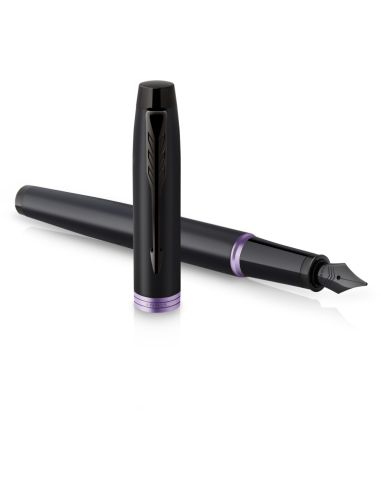 Pluma Parker Im Professionals Vibrant Purple Ring Plumin F En Estuche De Regalo