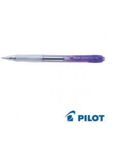 Boligrafo Violeta Pilot Super Grip Neon