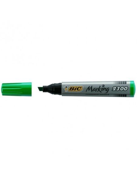 Permanent Marker Biselado Verde