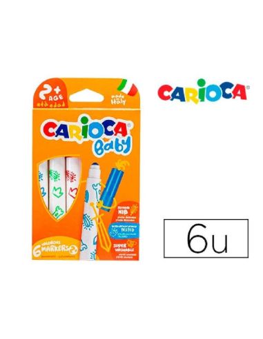Blister 6 Super Rotuladores Alpino Baby- Facil Aplicación