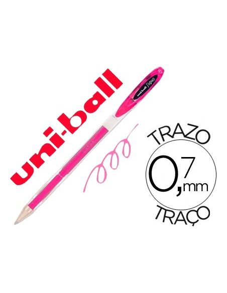 Boligrafo Uni-Ball Roller Um-120 Signo 0,7 Mm Tinta Gel Color Rosa