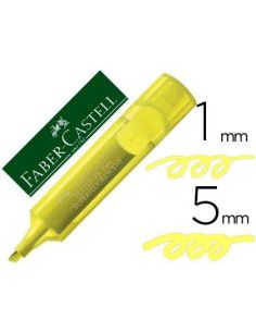 Rotulador Faber Fluorescente 1546 Color Amarillo