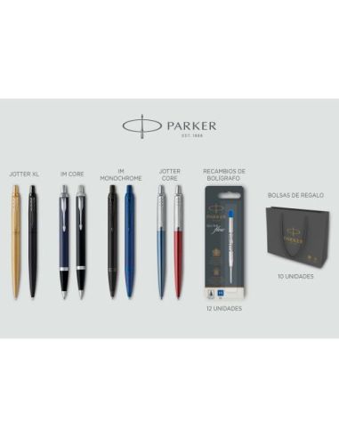 Lote Boligrafos Parker Promocional 2023 Contenido 6 Unidades Modelos Surtidos + 2 Unidades Gratis