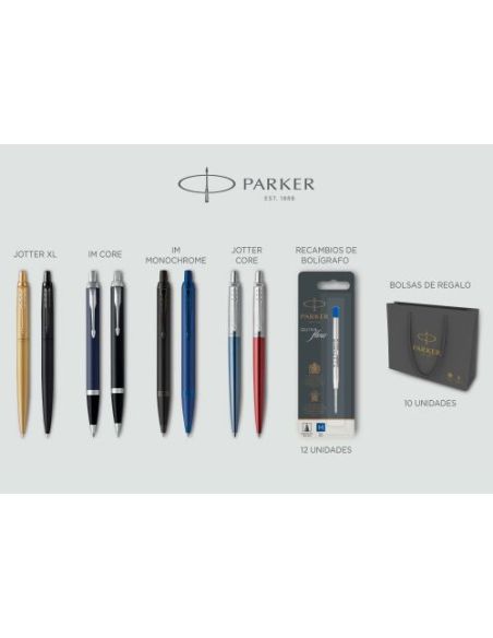 Lote Boligrafos Parker Promocional 2023 Contenido 6 Unidades Modelos Surtidos + 2 Unidades Gratis