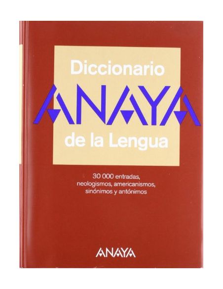 Diccionario Anaya De La Lengua