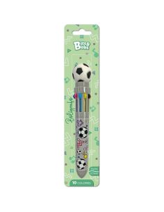 Boligrafo 10 Colores Tinta Aceite 0,7Mm Futbol