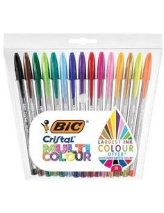 Boligrafo Bic Large 1,6 Mm Estuche 15 Colores Surtidos
