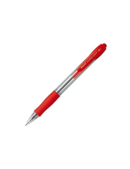 Boligrafo Pilot Suoergrip Neon Rojo