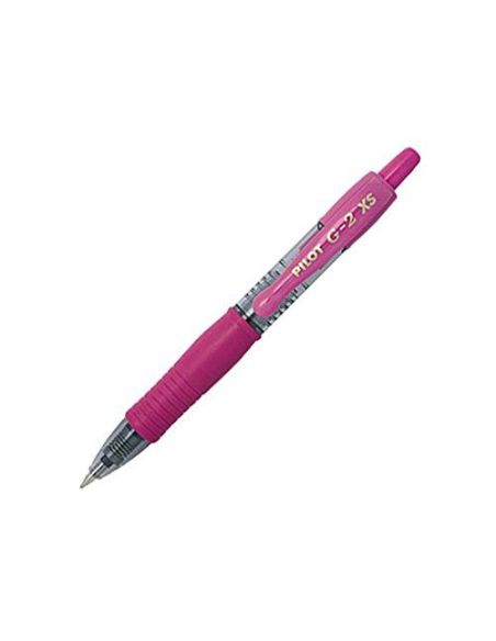 Boligrafo Rosa Pilot G-2 Pixie Tinta
