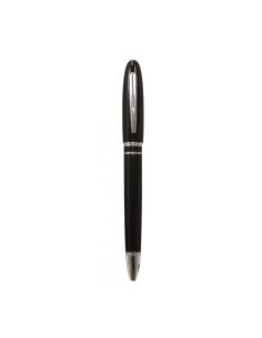 Bolígrafo Swing Tinta Azul Metálico Negro