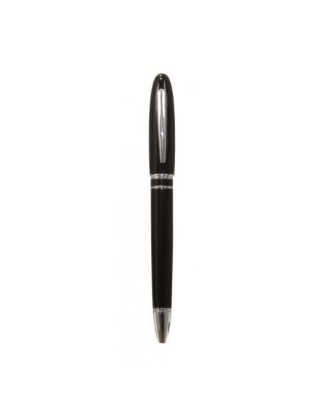 Bolígrafo Swing Tinta Azul Metálico Negro