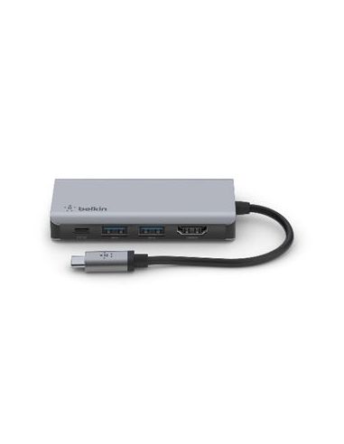Belkin Avc006Btsgy Usb 3.2 Gen 1 (3.1 Gen 1) Type-C Plata
