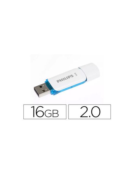 Memoria Usb Philips Flash Usb 2.0 16Gb Snow Blue
